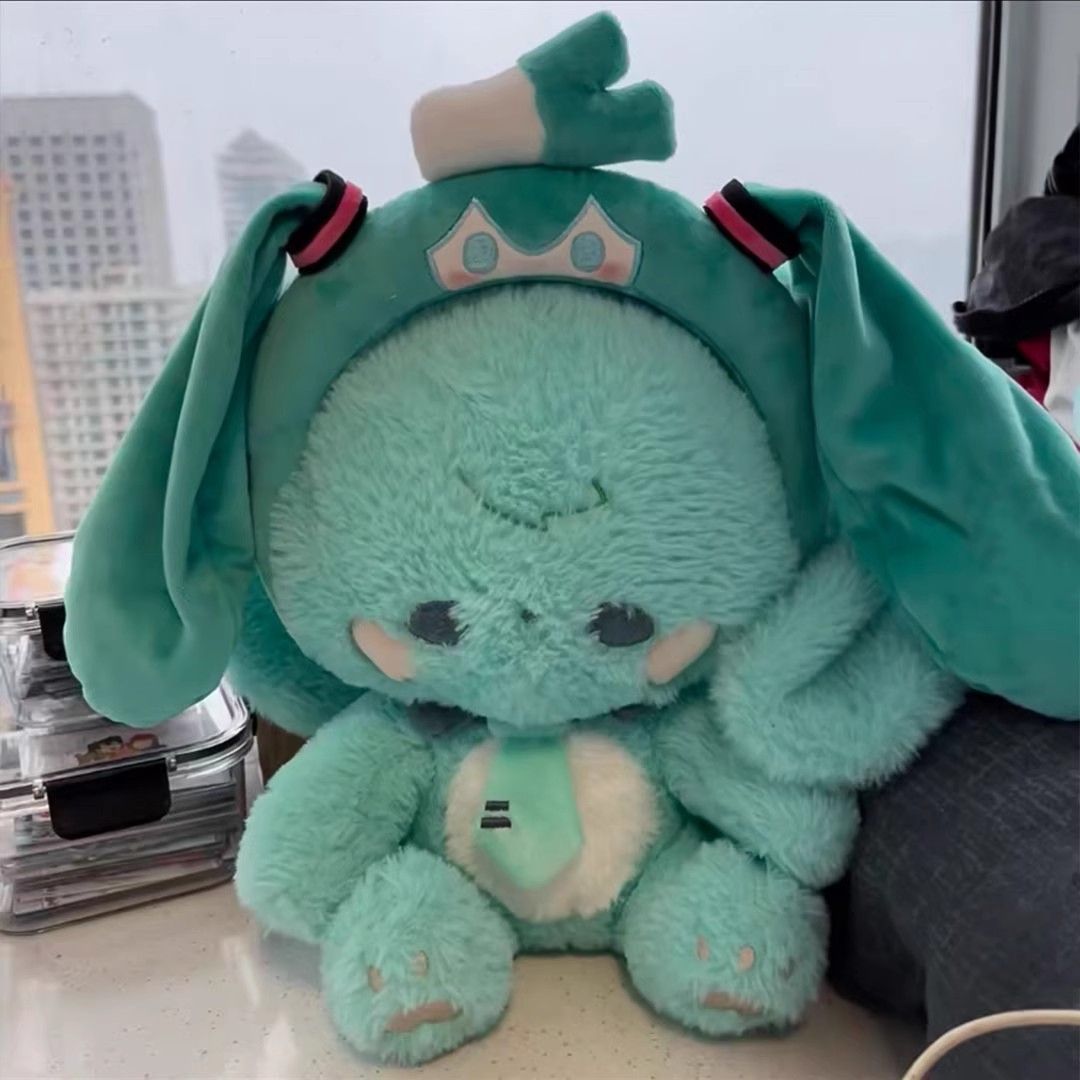 Hatsune Miku Anime Plush Headb - مراجعة Anime Cosplay Face وسعره