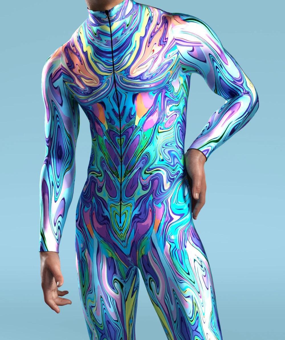 CyberPunk Jumpsuit Cool Colore - مراجعة Anime Cosplay Drawing وسعره