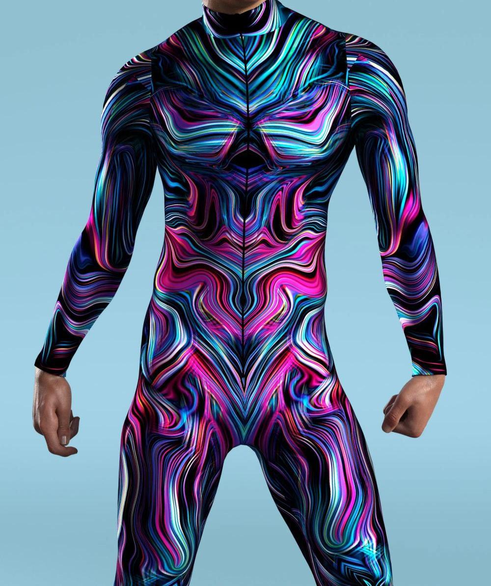 CyberPunk Jumpsuit Cool Colore - مراجعة Anime Cosplay Drawing وسعره