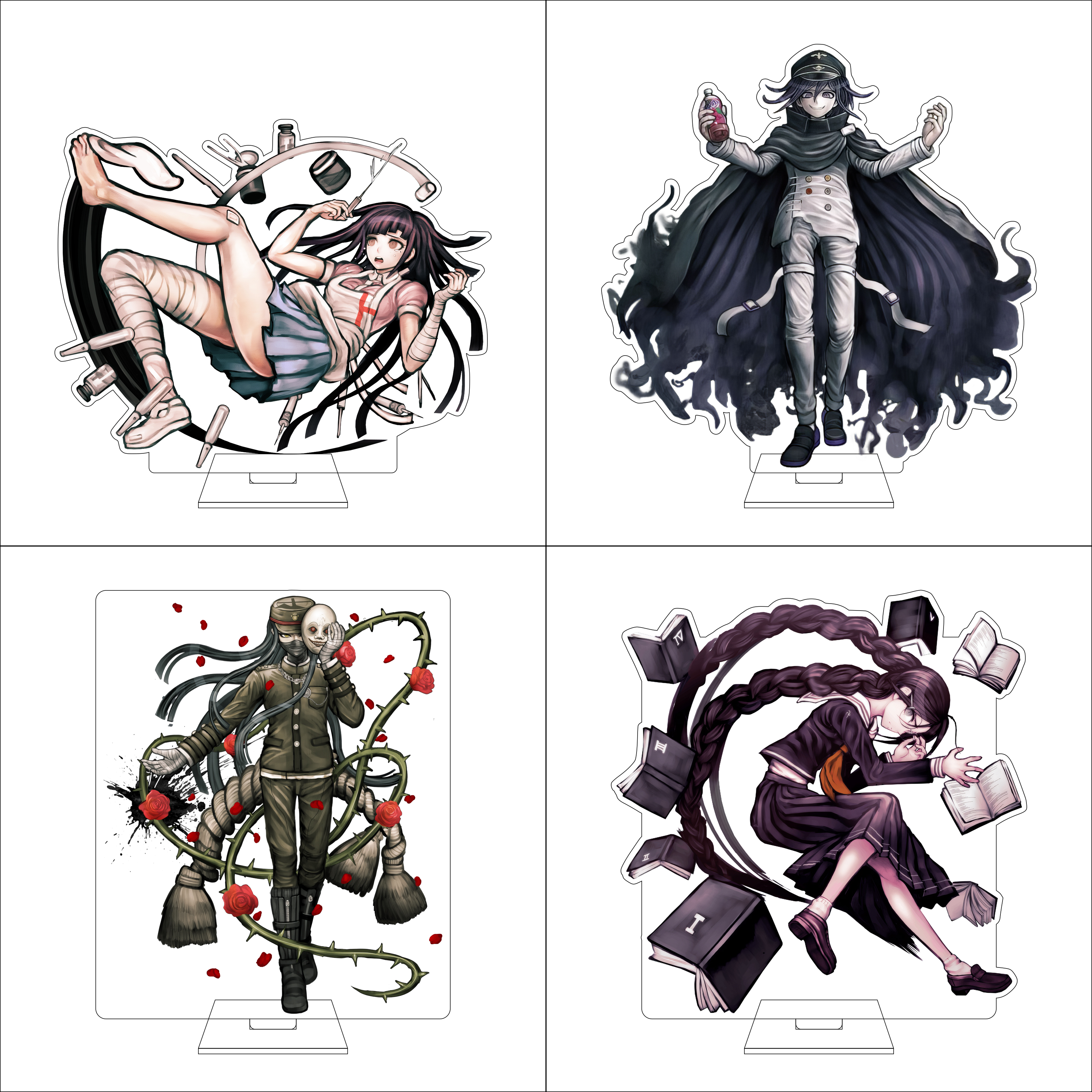 16CM Anime Danganronpa Cosplay - مراجعة Anime Cosplay Props وسعره