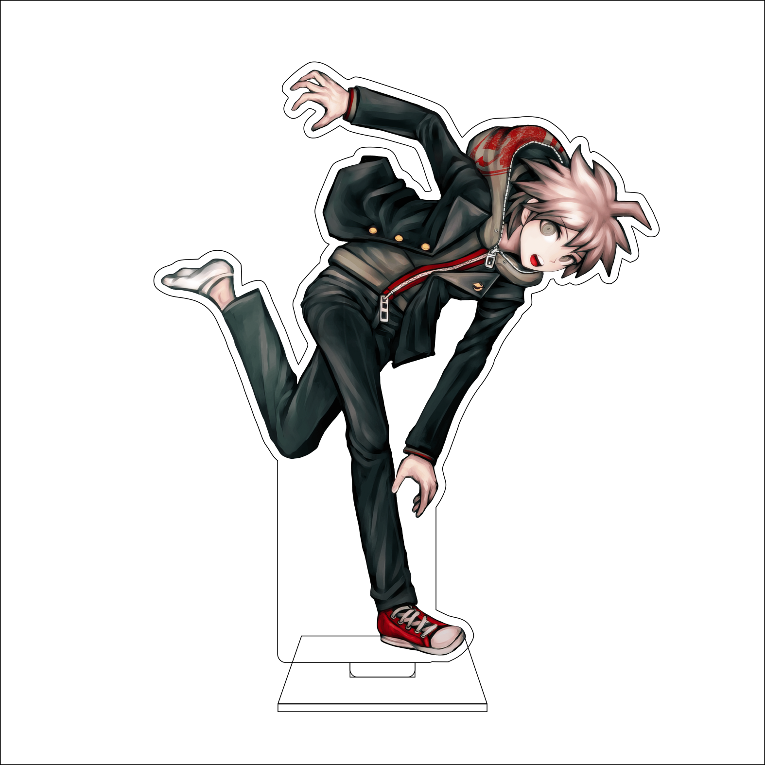 16CM Anime Danganronpa Cosplay - مراجعة Anime Cosplay Props وسعره