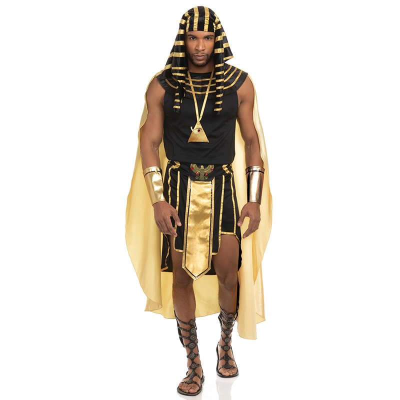 Men Egyptian Costume Set 7 Pcs - مراجعة Egypt Cosplay Anime وسعره