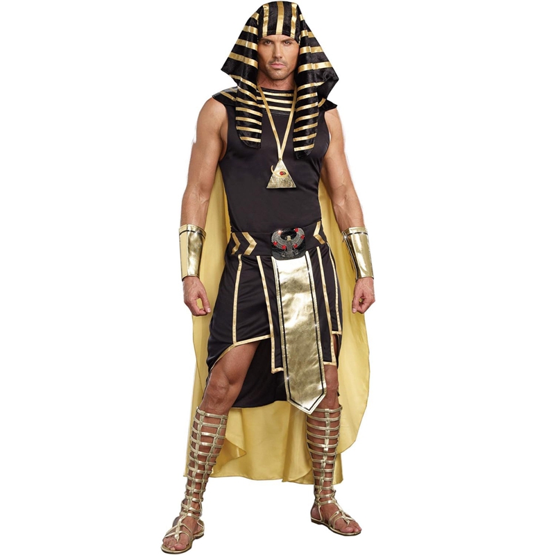 Men Egyptian Costume Set 7 Pcs - مراجعة Egypt Cosplay Anime وسعره
