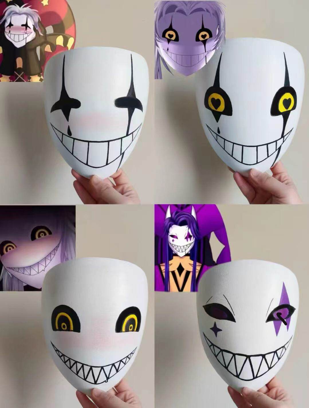 Anime The Freak Circus Pierrot - مراجعة Anime Cosplay Face وسعره
