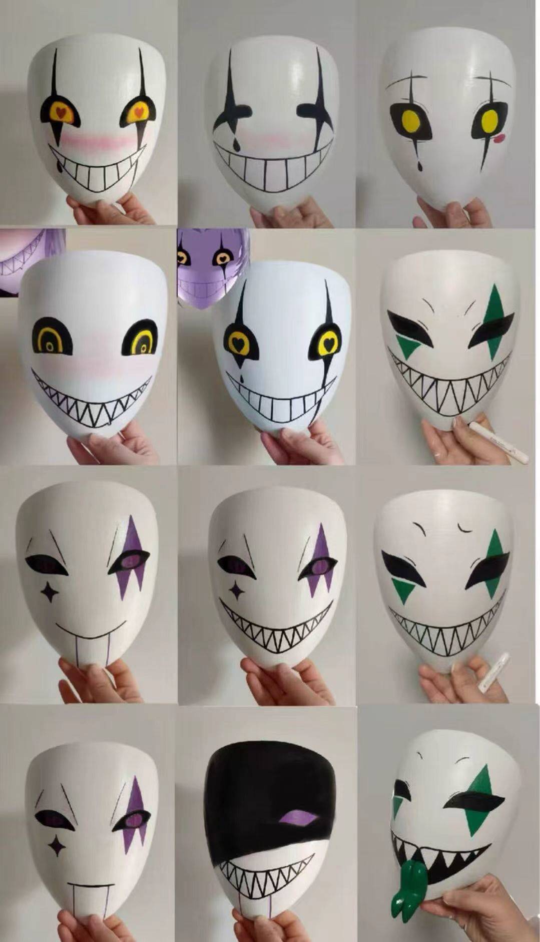 Anime The Freak Circus Pierrot - مراجعة Anime Cosplay Face وسعره