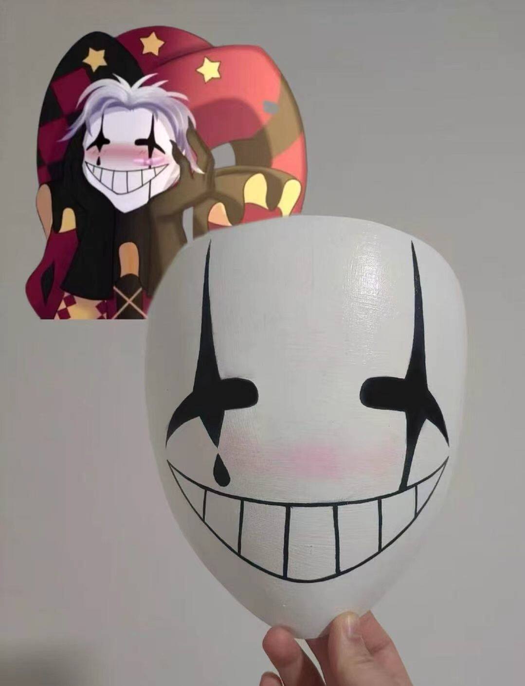 Anime The Freak Circus Pierrot - مراجعة Anime Cosplay Face وسعره