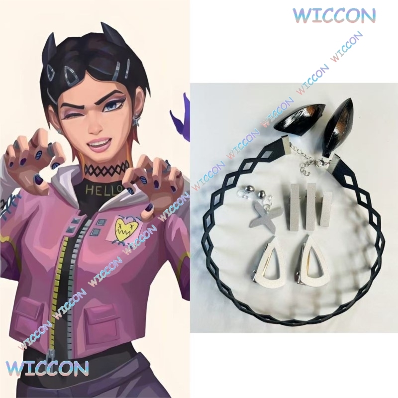Valorant Clove  Clip Collar Bu - مراجعة Anime Cosplay Manga وسعره