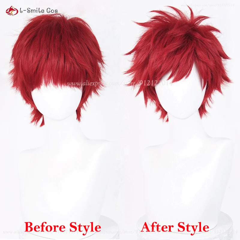 Anime Reinhard Van Astrea Cosp - مراجعة Anime Cosplay Red Hair وسعره