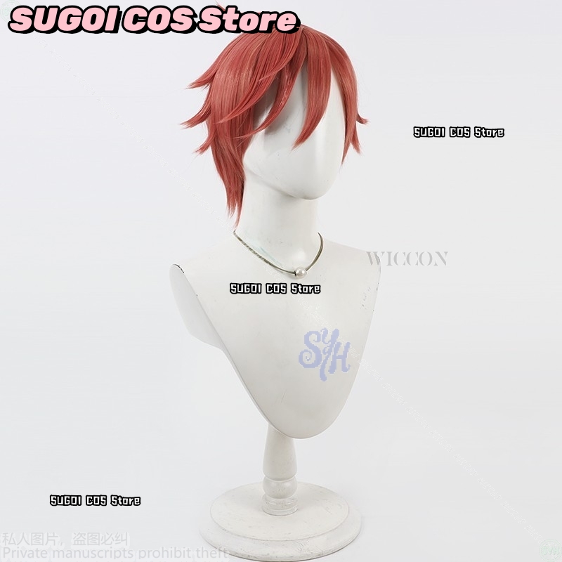 {SUGOI COS}Anime Tougen Anki C - مراجعة Anime Cosplay Red Hair وسعره