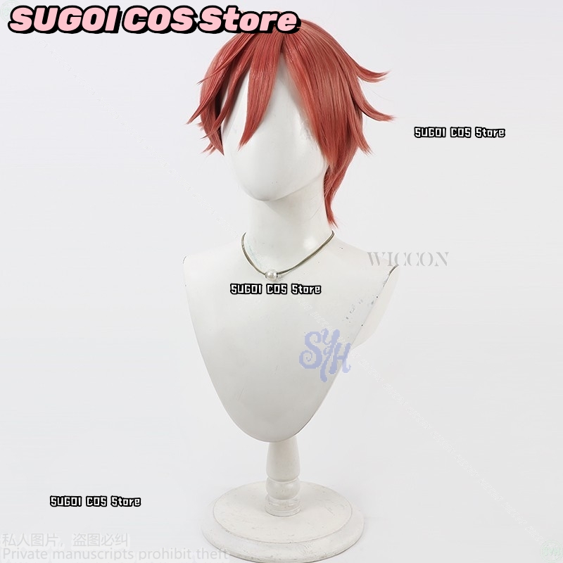 {SUGOI COS}Anime Tougen Anki C - مراجعة Anime Cosplay Red Hair وسعره