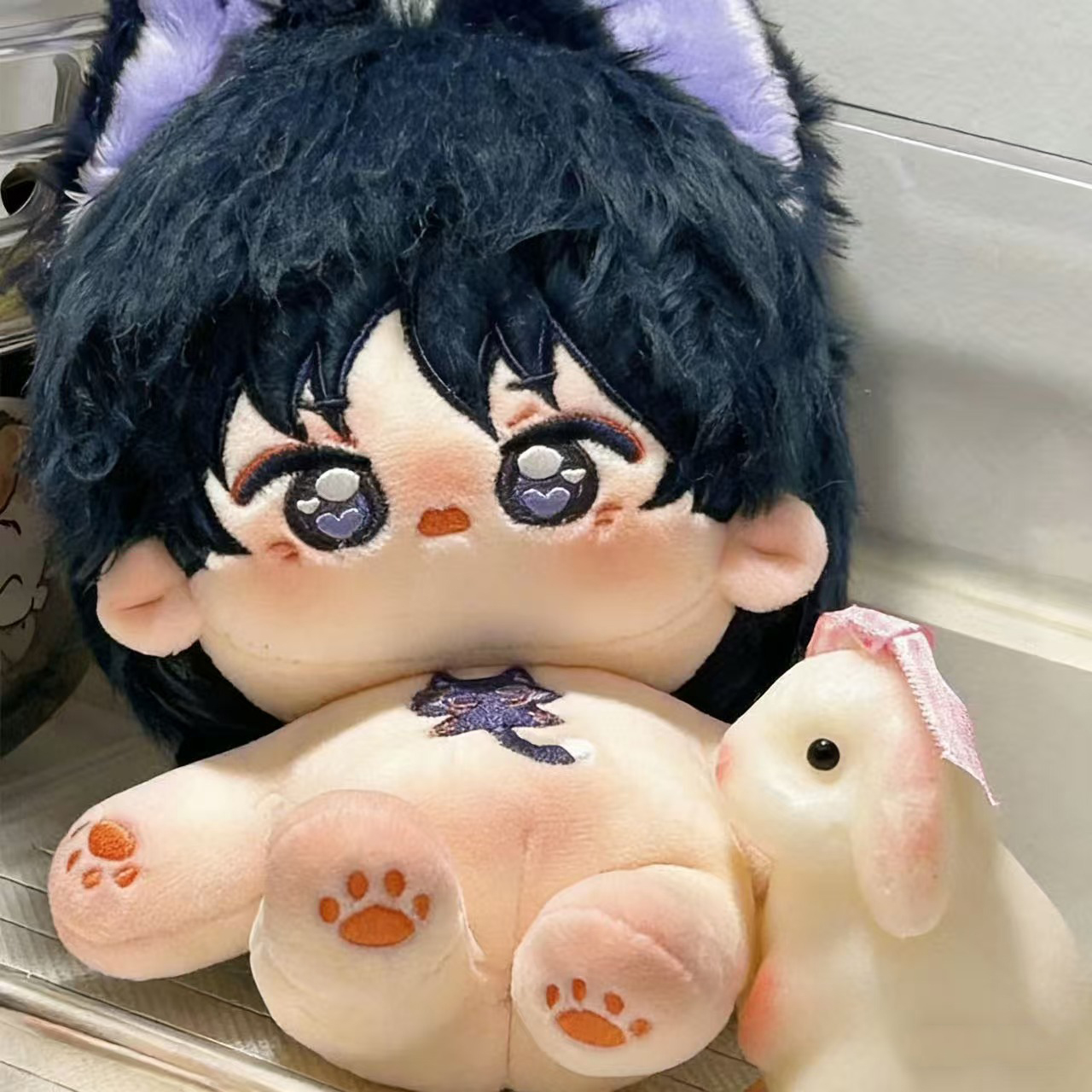 20cm Anime Genshin Impact Scar - مراجعة Anime Doll Cosplay وسعره