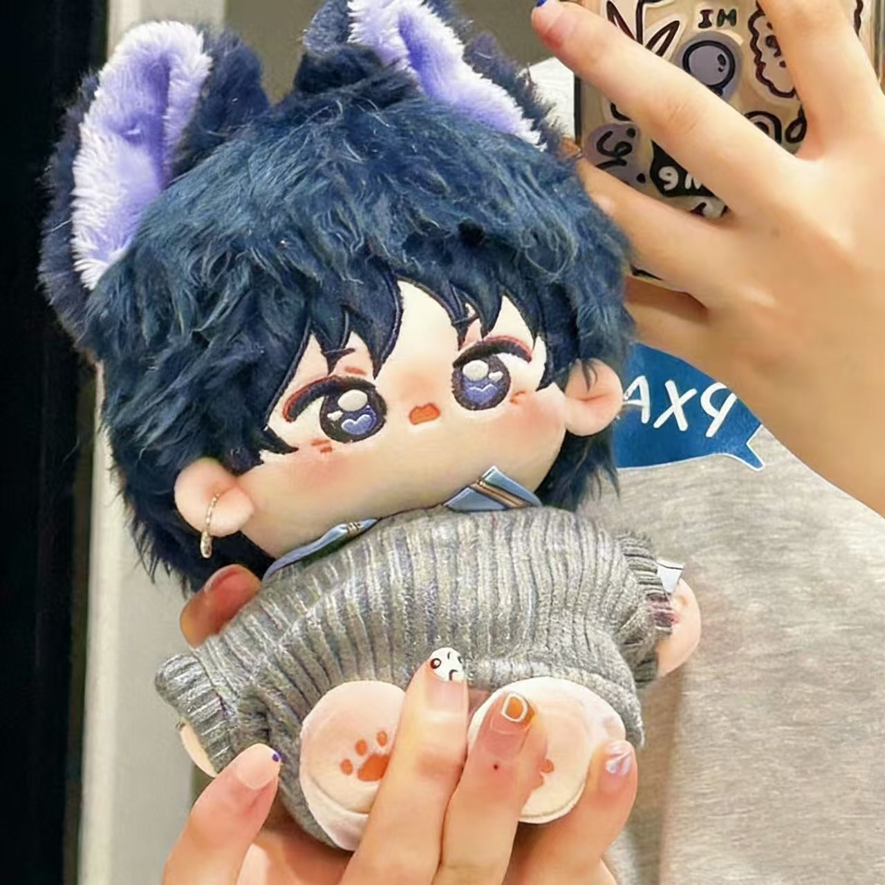 20cm Anime Genshin Impact Scar - مراجعة Anime Doll Cosplay وسعره