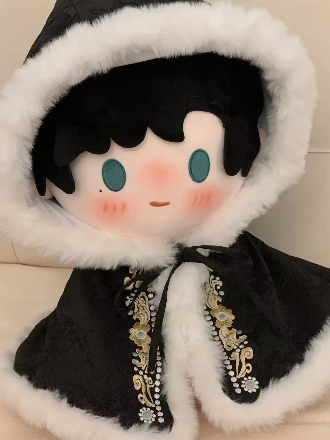 40cm cotton doll dress, cape,  - مراجعة Anime Doll Cosplay وسعره