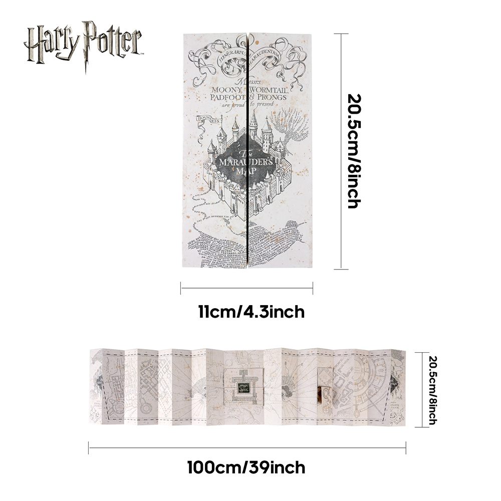 1PC Map Of The Marauder's Scho - مراجعة Anime Cosplay Props وسعره