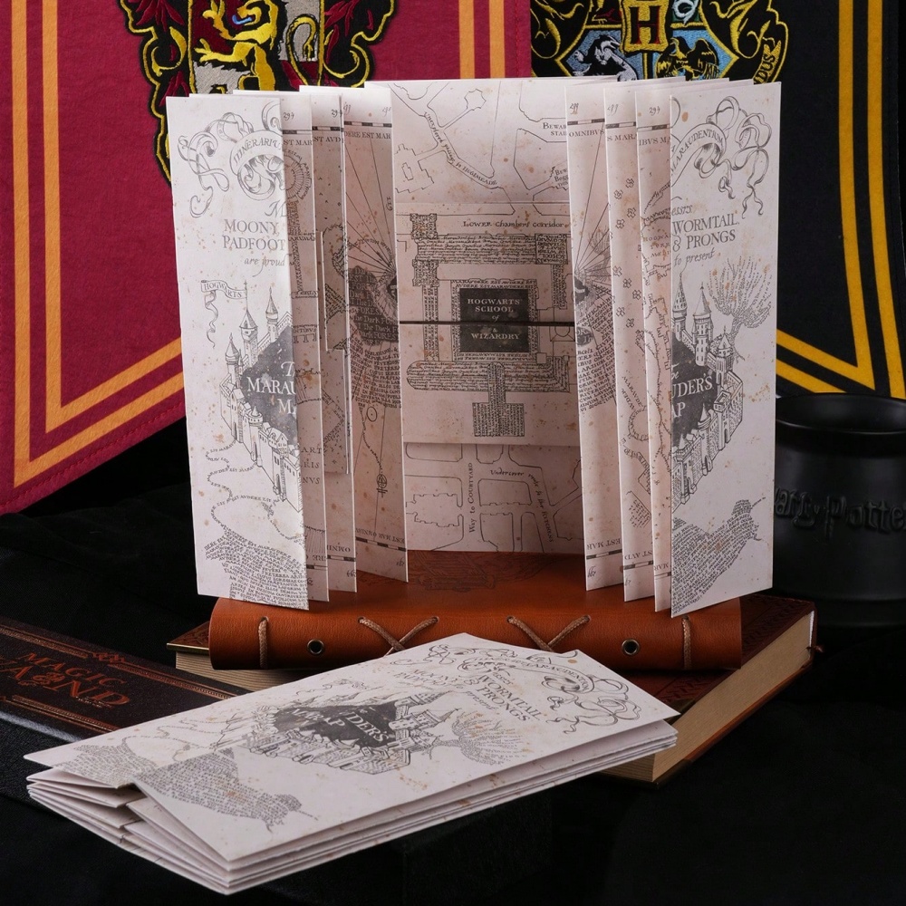 1PC Map Of The Marauder's Scho - مراجعة Anime Cosplay Props وسعره