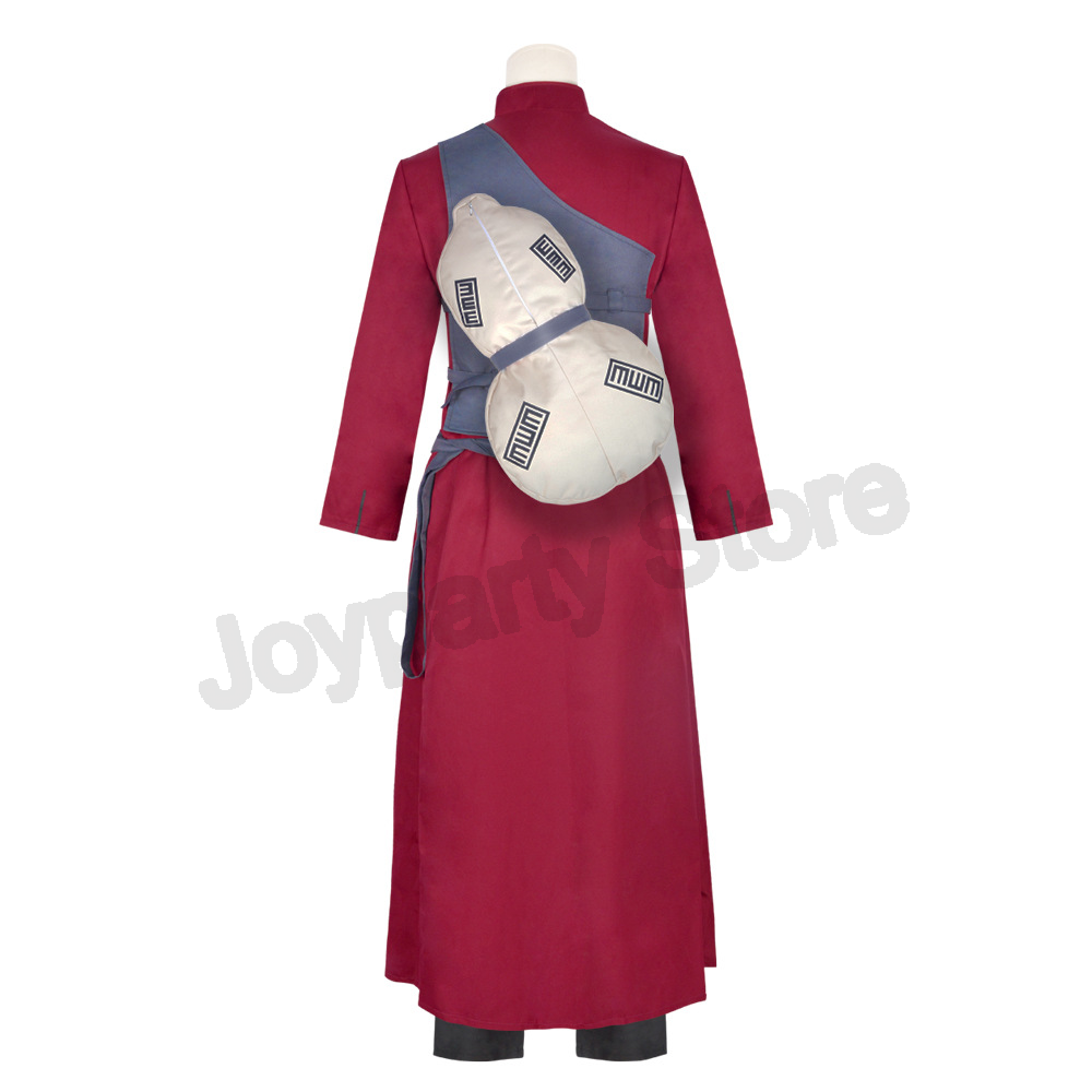 Gaara Cosplay Costume Sand Fiv - مراجعة Anime Cosplay Red Hair وسعره