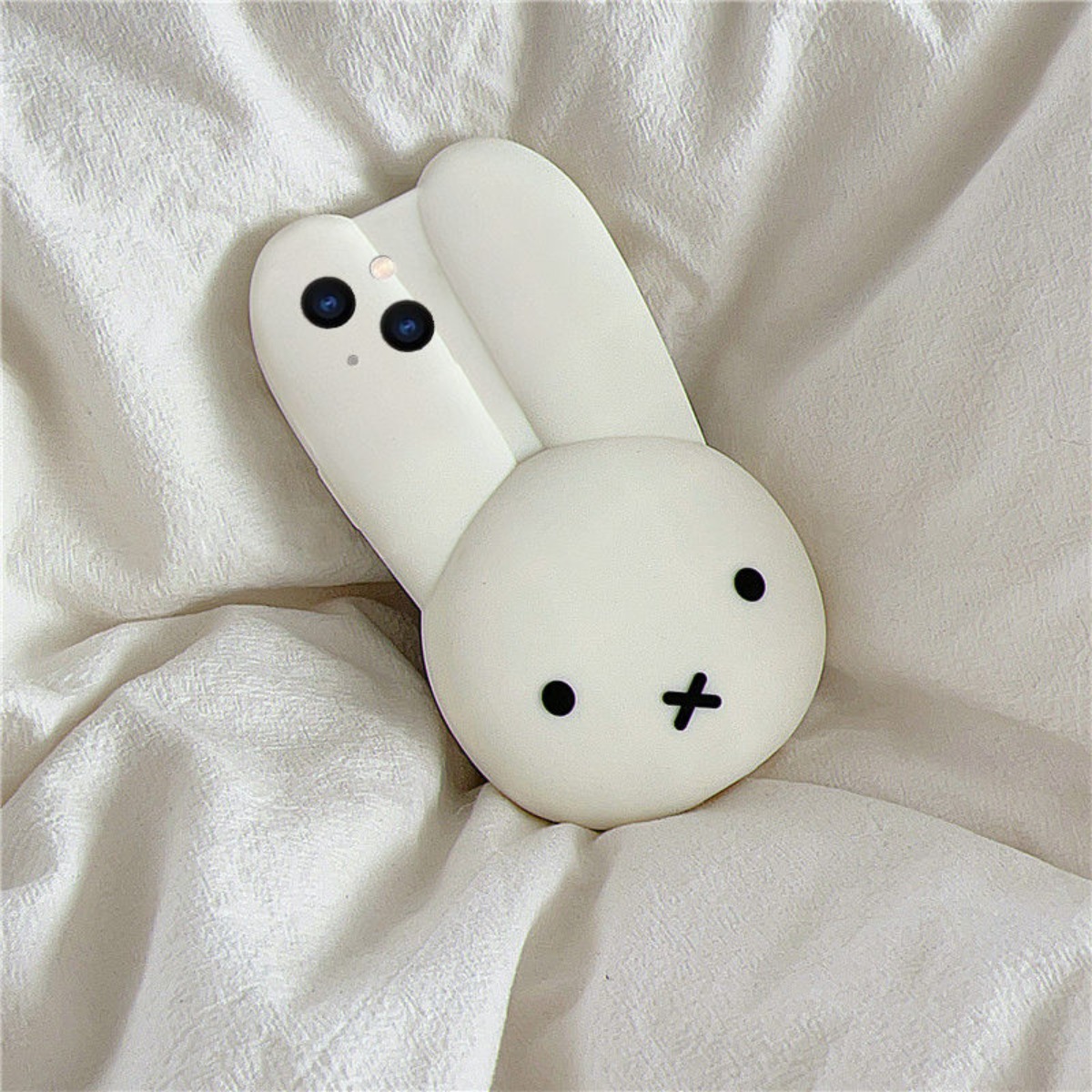 Miffy Rabbit White Silicone Ph - مراجعة Anime Cosplay Images وسعره