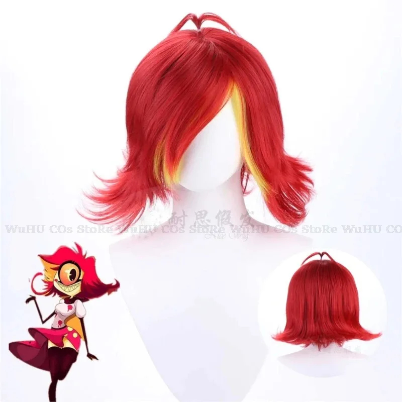 2025 hasbin Cos Niffty Wig Ani - مراجعة Anime Cosplay Red Hair وسعره